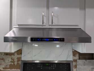 Range hood, stainless with gesture sensing