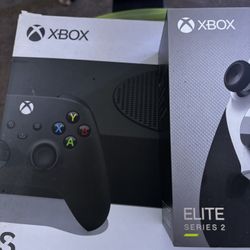 Xbox series S and Elite controller series 2 