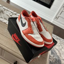Retro Nike Air Jordan 1 Lows “Starfish” size 11