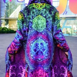 Sacred Geometry Cloak, Sherpa Lined Cozy