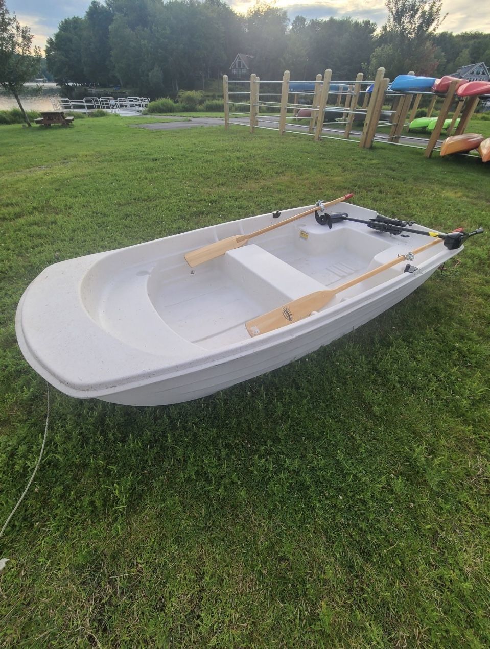 Boat With Trolling Motor