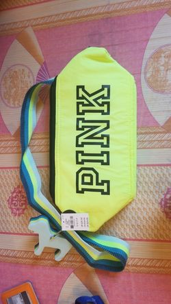 PINK neon lunch bag