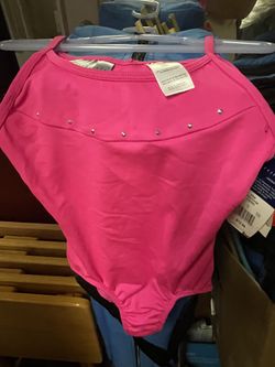 Girls Pink Dance Leotard Size 6 Pink