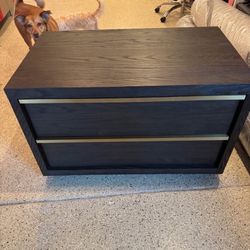 Restoration Hardware Solid Wood Nightstand / Side Table