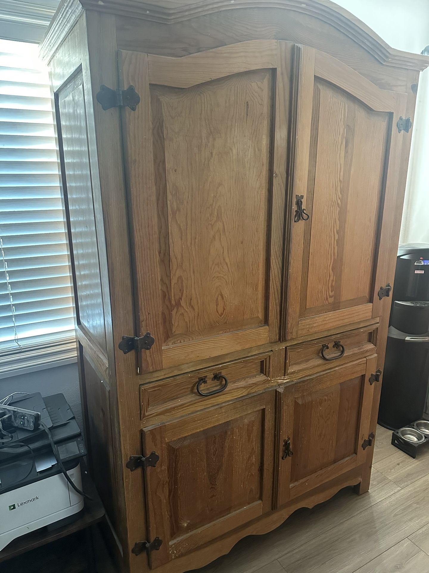 Solid Wood Cabinet Armoire