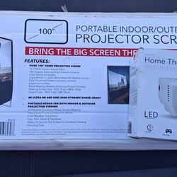 Proyector  And Screen  Proyector