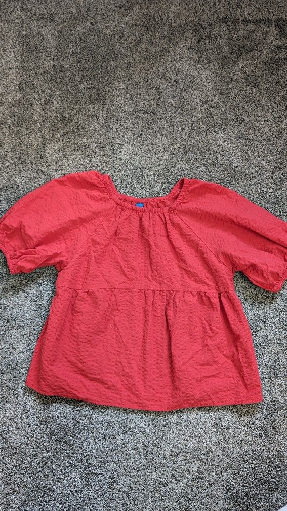Red Old Navy Blouse