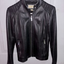 Michael Kors Leather Jacket 