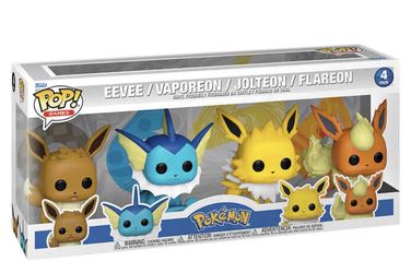 Funko POP 4-pack - Pokémon Eeveelutions