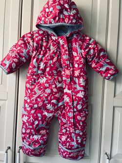 Baby girl 12-18mo snowsuit by Columbia , like new
