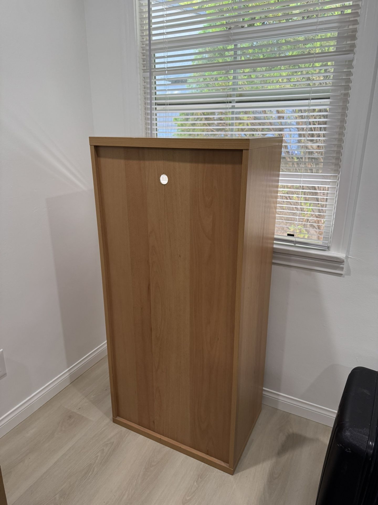 IKEA-Style Bookshelf – 4 Shelves w/ Cable Hole (50” Tall, Light Wood)