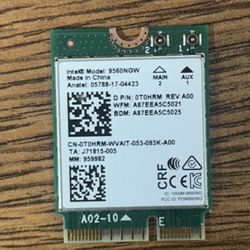 Intel Dual Band Wireless-AC 9560NGW WiFi Bluetooth Card M.2 2230 Tested 