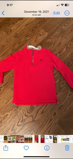 Sweater - Quarter Zip - Fleece - Boys Size 10 - New