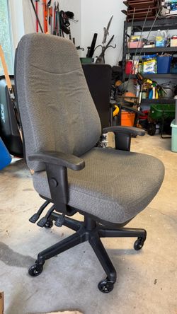 Eurotech Ergonomic High-Back Office Chair – Fully Adjustable, Rollerblade Casters