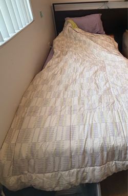 Twin bed frame w/ mattress