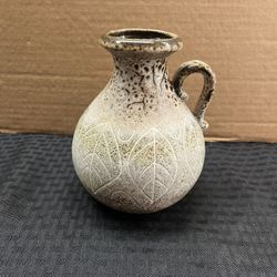Scheurich Pottery Handled Flower Vase Jug