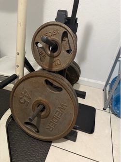 Weights, bar, tree