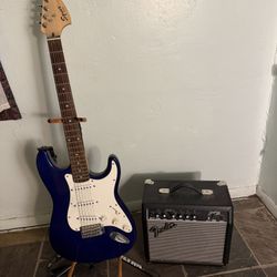 Electric Guitar And Amp