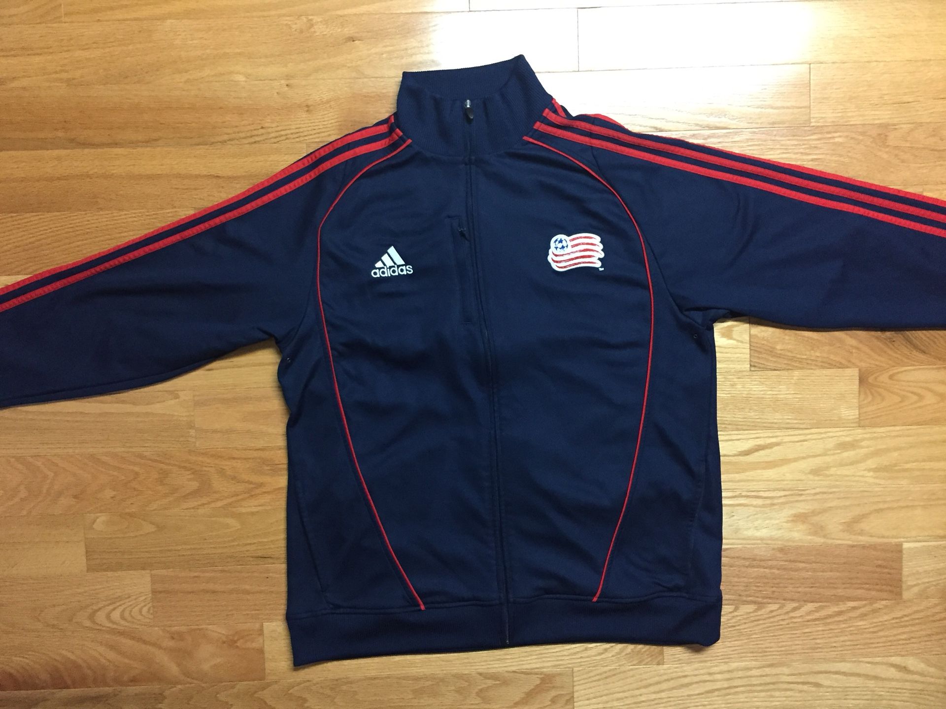 Adidas New England Revolution MLS Soccer Track Jacket XL