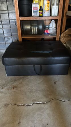 Little black ottoman/storage