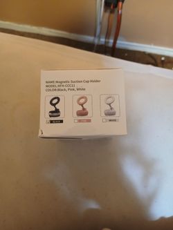 Magnetic Suction Cup Phone Holder – Black