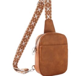 Unisex Leather Crossbody Slingbag 