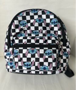 Stitch Checkered Mini Backpack OFFERS WELCOME