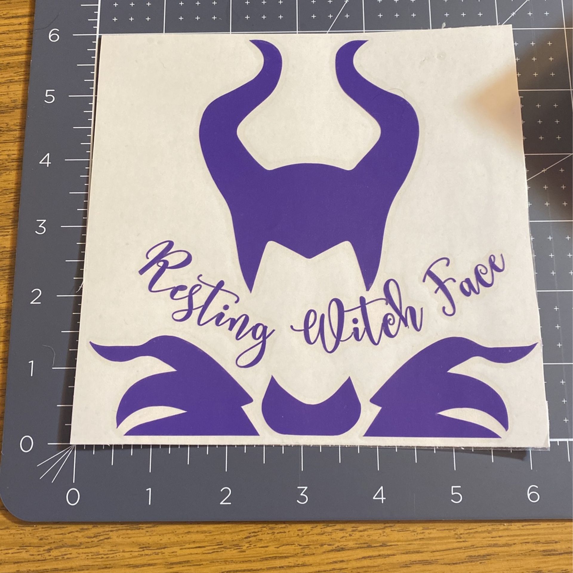 Resting Witch Face Decal/Sticker
