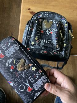 Disney Backpack And Matching Wallet