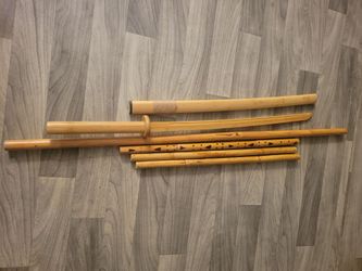 Taekwondo Bokken and Staff Set