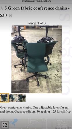 Rolling adjustable conference chairs