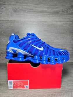 Nike Shox TL Hyper Royal Blue Running Shoes AV3595-400 Men's 8.5 / Womens 10