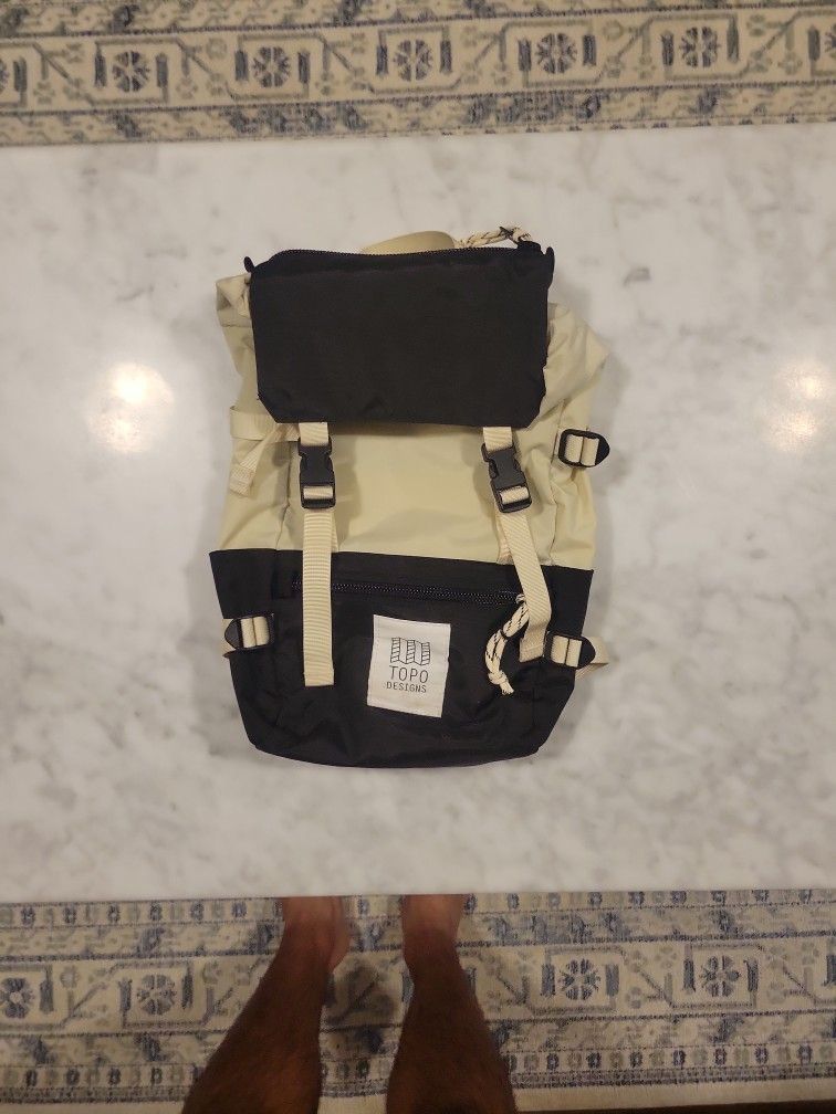 Topo Backpack White $29