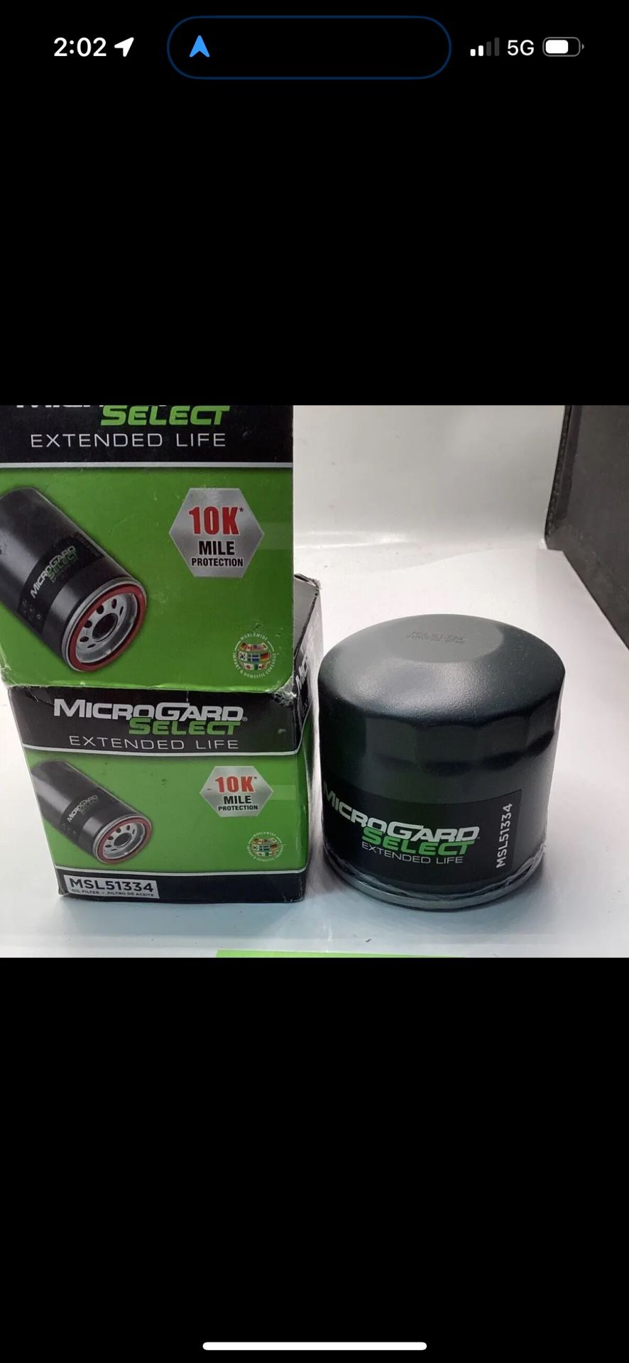 (QTY 1) Engine Oil Filter Microgard Select Extended Life MSL51334
