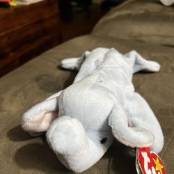 Peanut Light Blue Beanie, Elephant