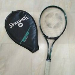 Vintage Spaulding Tennis Racket And Original Case