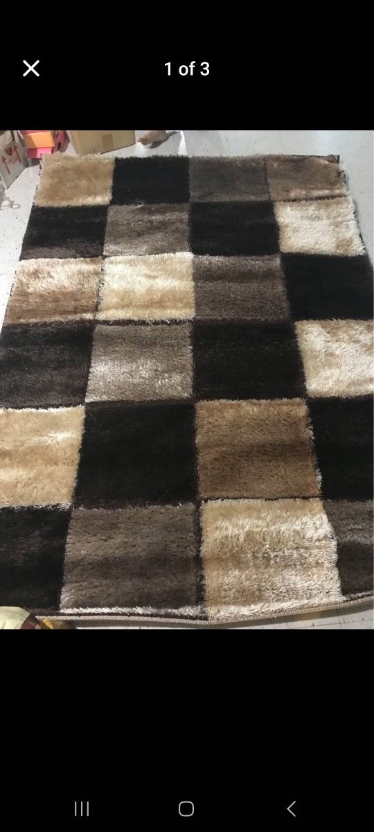 Brand New Glitter Shaggy Rug