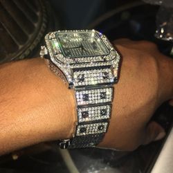 VVS Iced Out WATCH / VVS Iced Out BRACELET / VVS Iced Out  Cuban  CHAIN