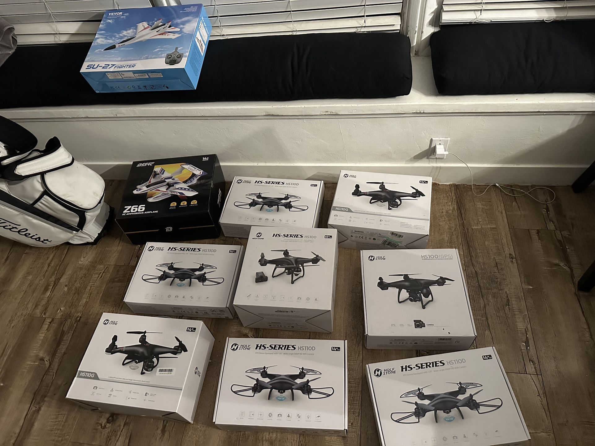 Set of drones/quad copters (price is for everything )