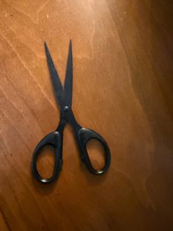New Black Rust-Resistant Metal Scissors – $10