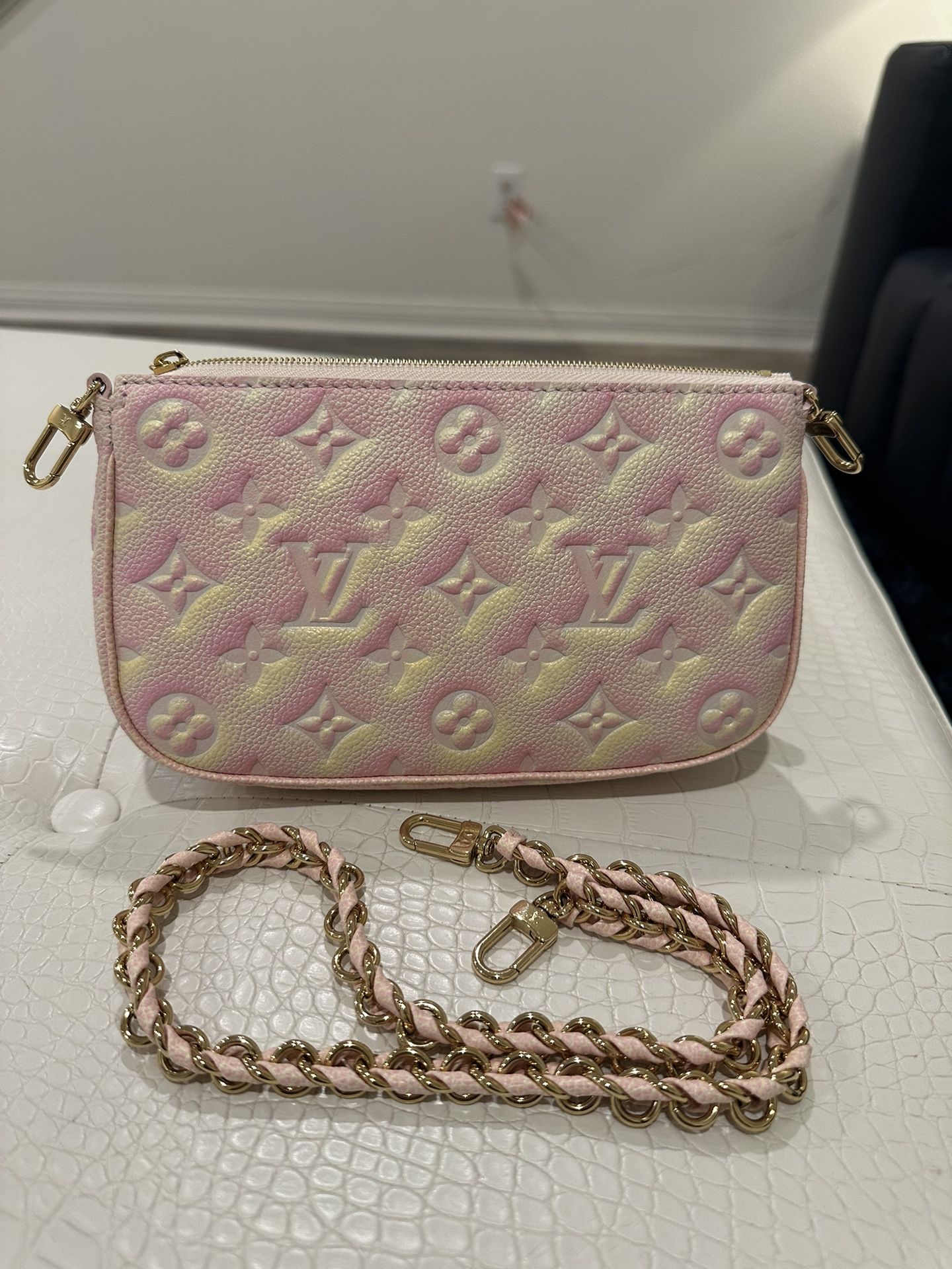 New Louis Vuitton Small Pochette With Chain From Stardust