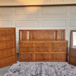 5 Piece Mid Century Bedroom Set