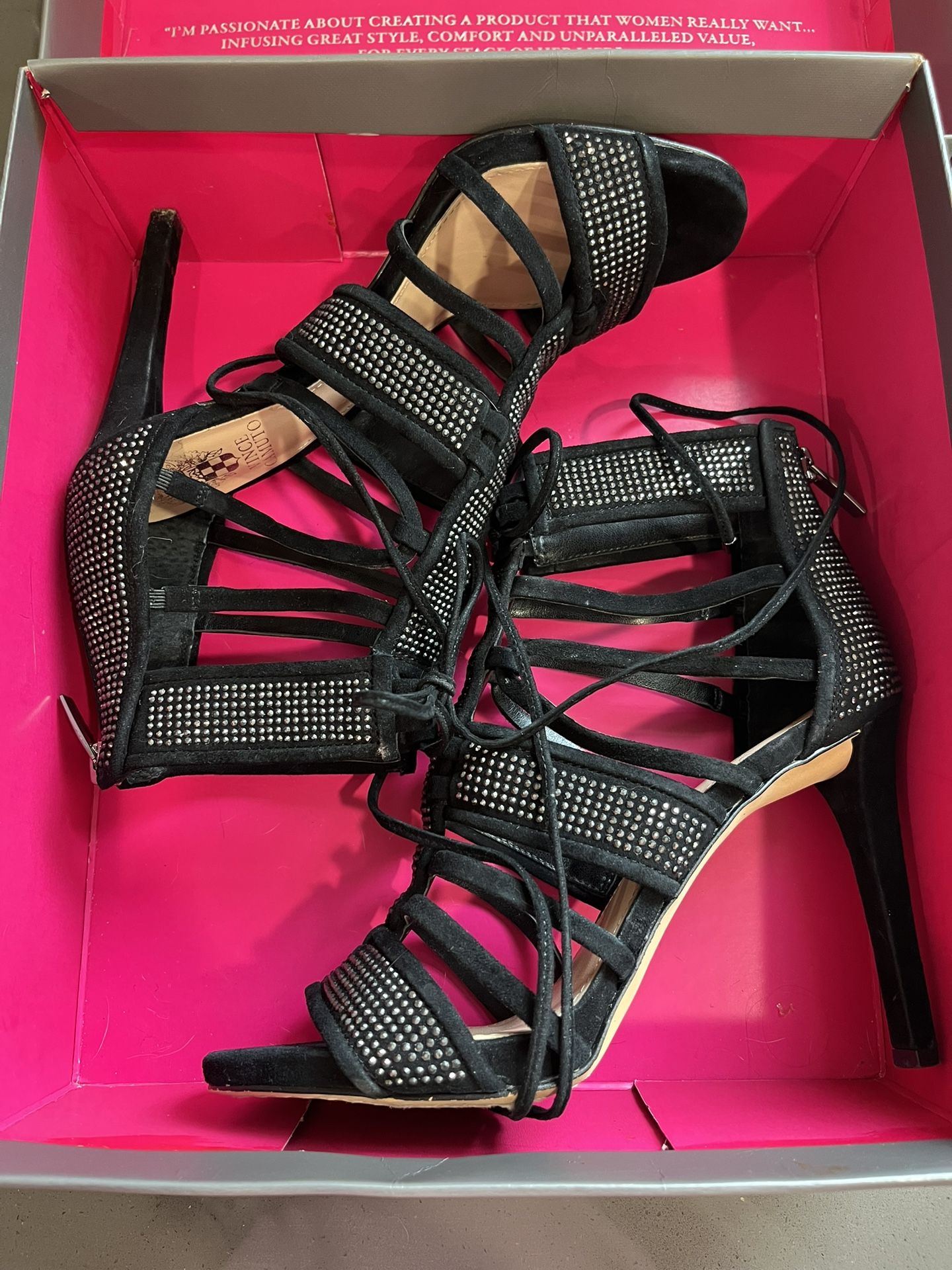 Vince Camuto Sparkly Heeled Sandal