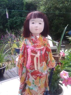Oriental girl doll