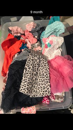 9 month baby girl lot