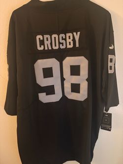 Maxx Crosby #98 Las Vegas Raiders Black Jersey – Large & XL