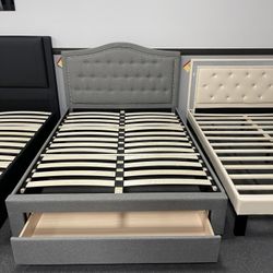 Full Bed Frame w/ Storage 