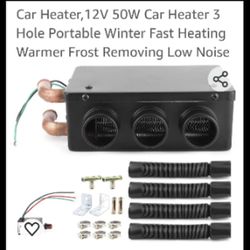 Car Heater 12v  50w 3 Holes