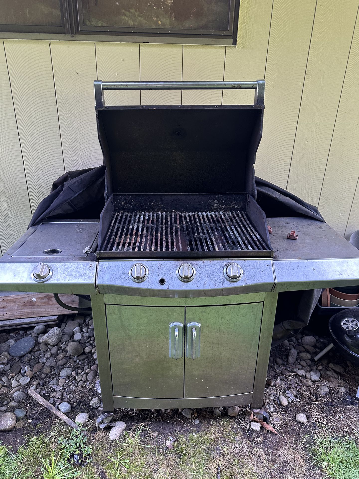 Free BBQ unit with cover