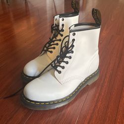 White Doc Martins